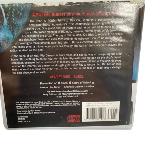 Lot of 4 CD Audio Books Novels Sci Fi John Nance Larry Niven Kieth Merrill Maas - Picture 11 of 12